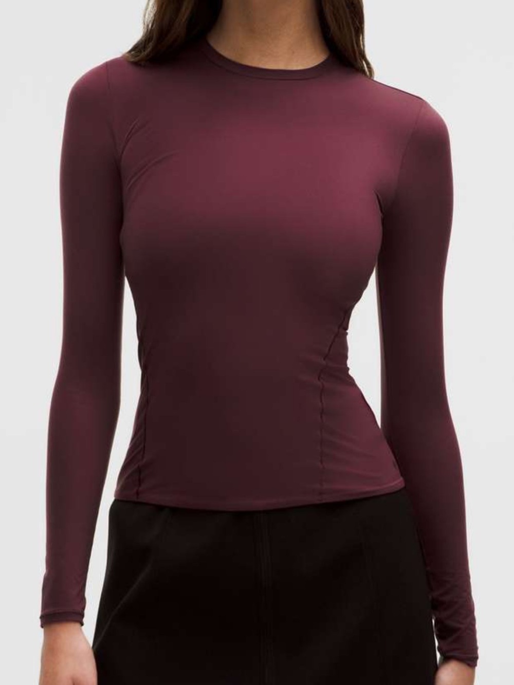 Lululemon Wundermost Ultra-Soft Nulu Crewneck Long-Sleeve Shirt Size L